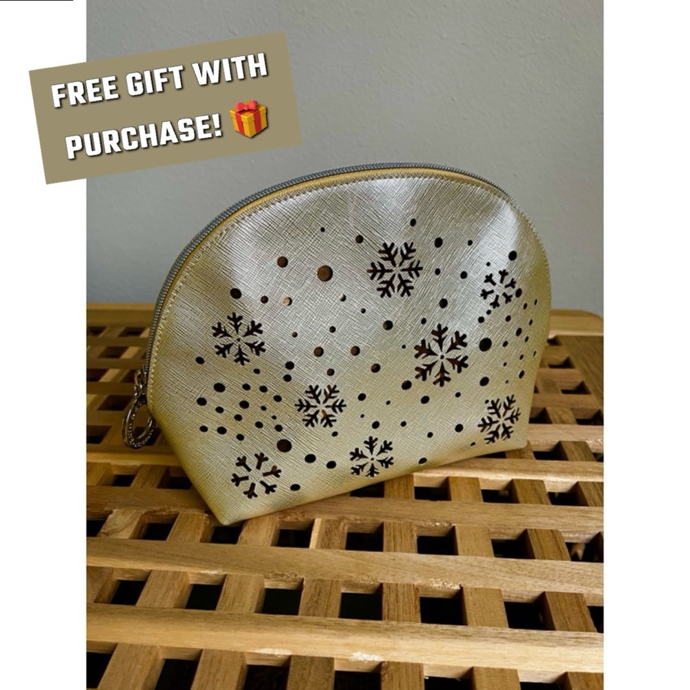 Bath&Body Works Gold Christmas Snowflake Bag